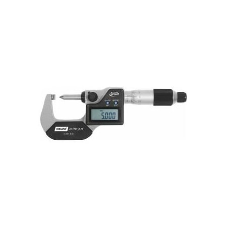 Holex Digital External Micrometer, Measuring Tip, Measuring Range: 0-25 mm 421727 0-25